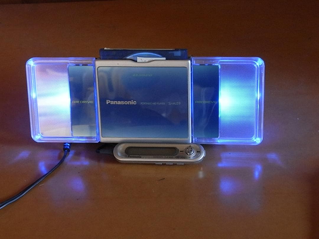 【動作確認済・コレクター】panasonic ポータブルMDプレーヤ　MJ-5９