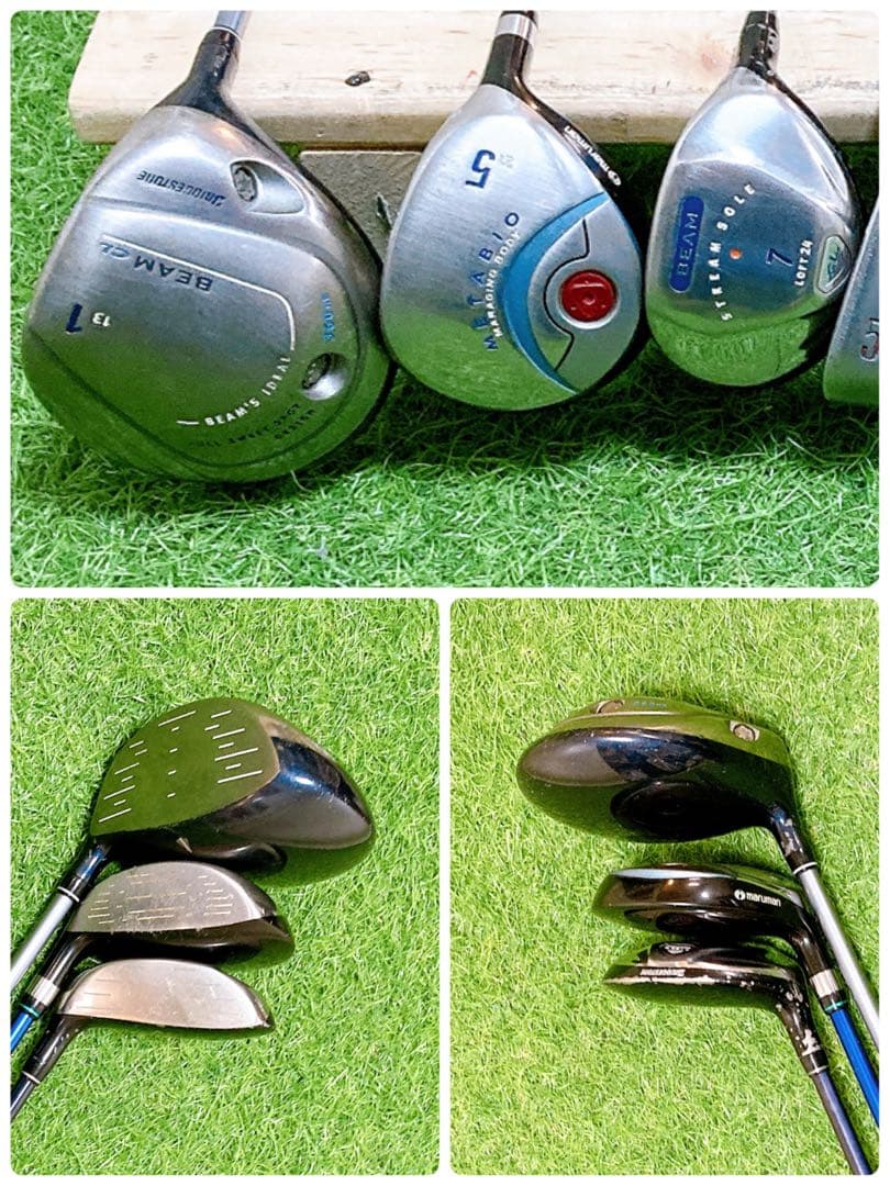 1 ブリヂストン　ルコック　初心者オススメ　ゴルフクラブ　レディースセット12本