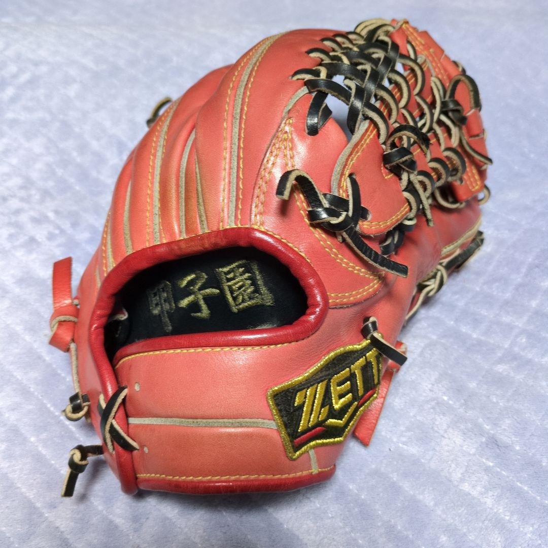ZETT プロステイタス 軟式グローブ 赤