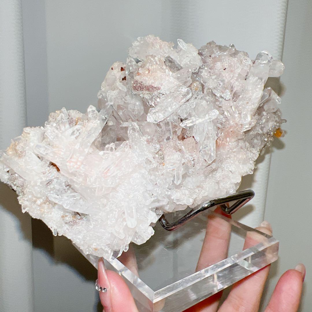 294g ピンクレムリアンクォーツ クラスター BN-146