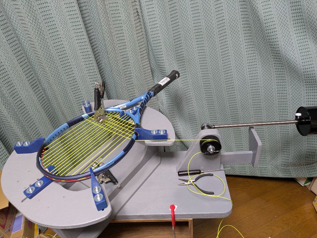 ストリングマシン(ガット張り機)TG-4 ③