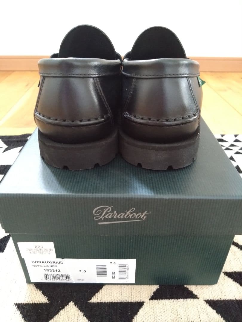 【未使用、箱付き】Paraboot 　 CORAUX/RAID