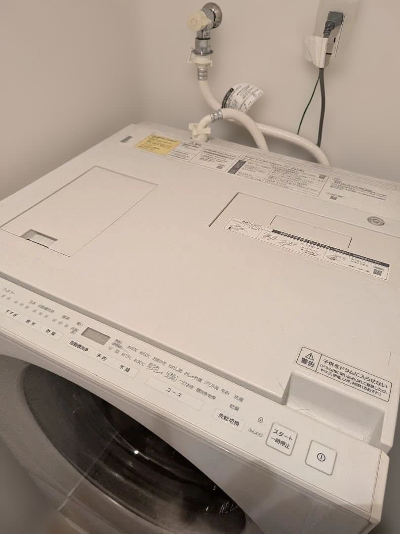 Panasonic ドラム式洗濯機 本体 ホワイト　NA-VG750L 左開き