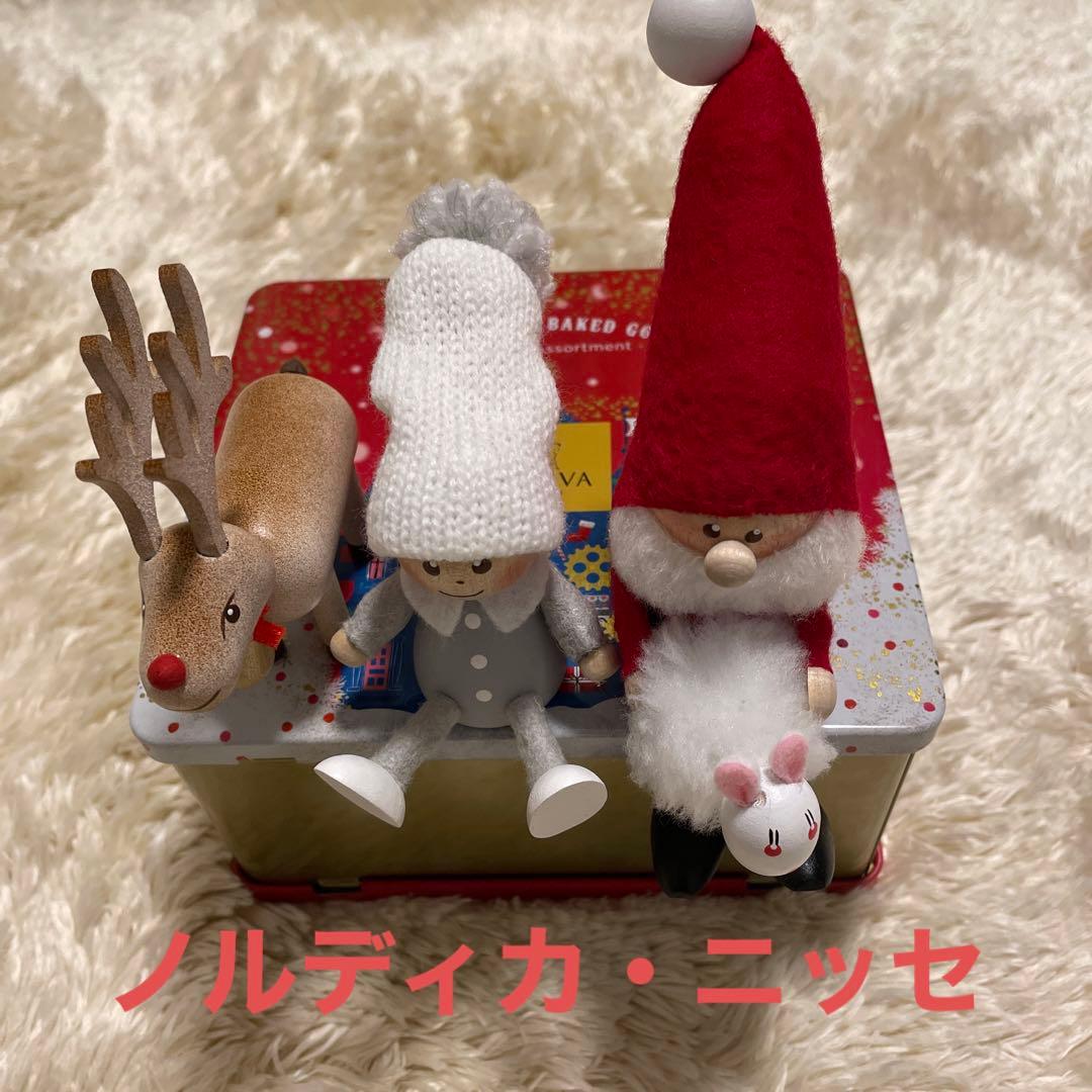 【美品】NORDIKA nisse ノルディカニッセ　木製人形　3体セット