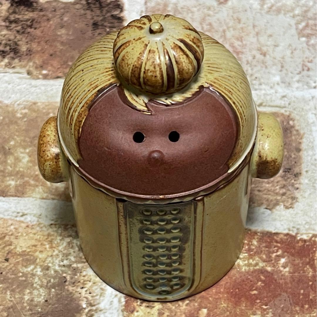 瀬戸焼　かしわ窯 ヘリテージシリーズ 陶器製キャニスター 王様 & 女王様