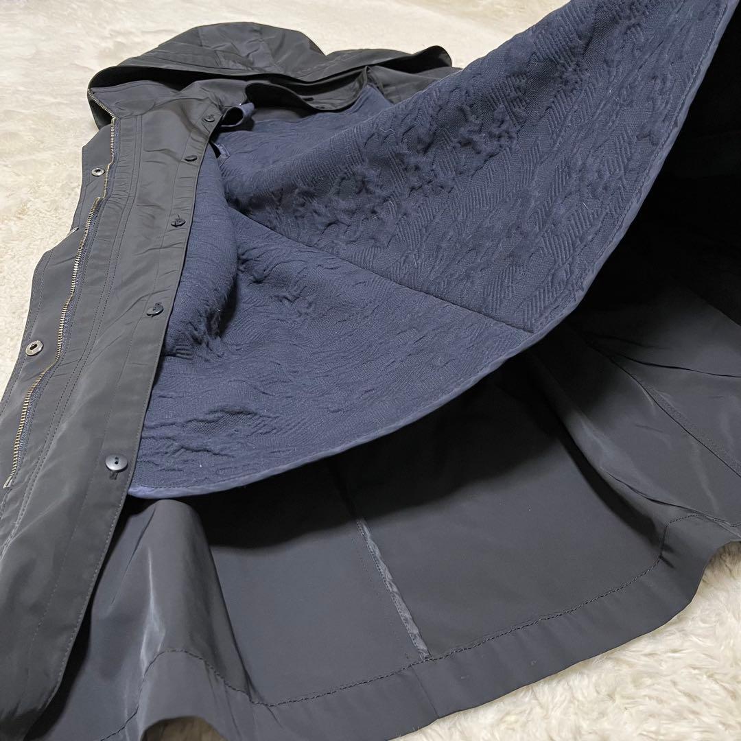 美品　アナイ　コート　ブライトツイル　モッズコート　ブルゾン　ライナー　黒　M
