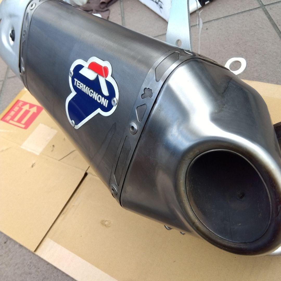 1199パニガーレ　テルミニョーニ　スリップオン　本国用のマフラー　エキマニ無し