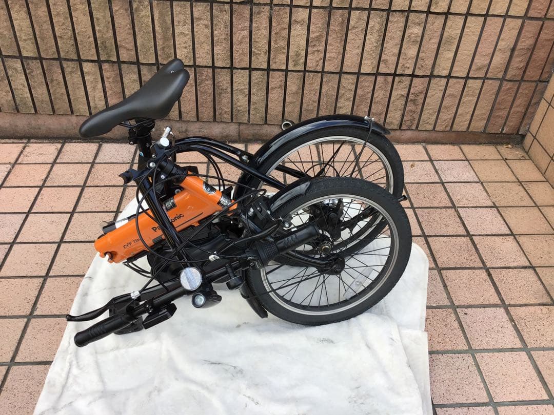 Panasonic パナソニック　オフタイム　電動　折りたたみ自転車　手渡限定
