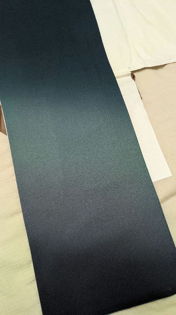 【逸品】高級　作家物　訪問着 グラデーション 青緑 伝統柄 正絹　45万