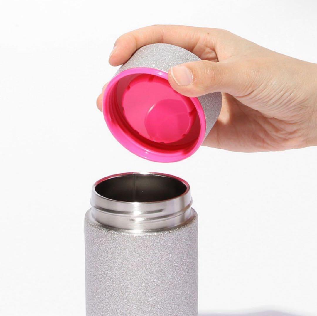 スターバックス　ステンレスボトルグリッターシルバー355ml