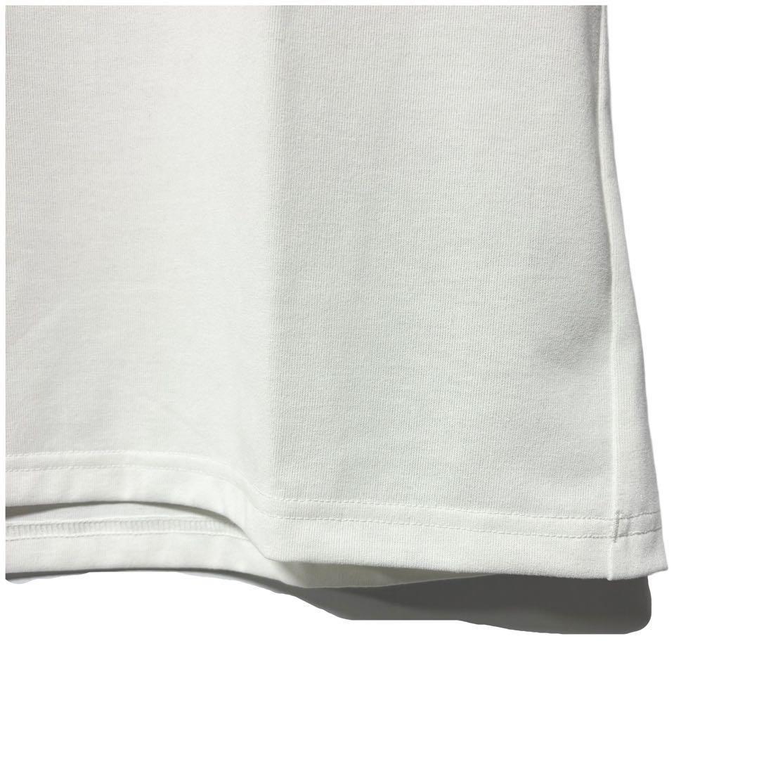 ラッセルノ ゴルフ グラフィック プリント S/S モックネック ホワイト L