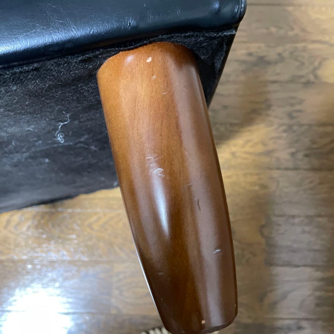 送料込込　カリモク60 オットマン Kチェア ミッドセンチュリー