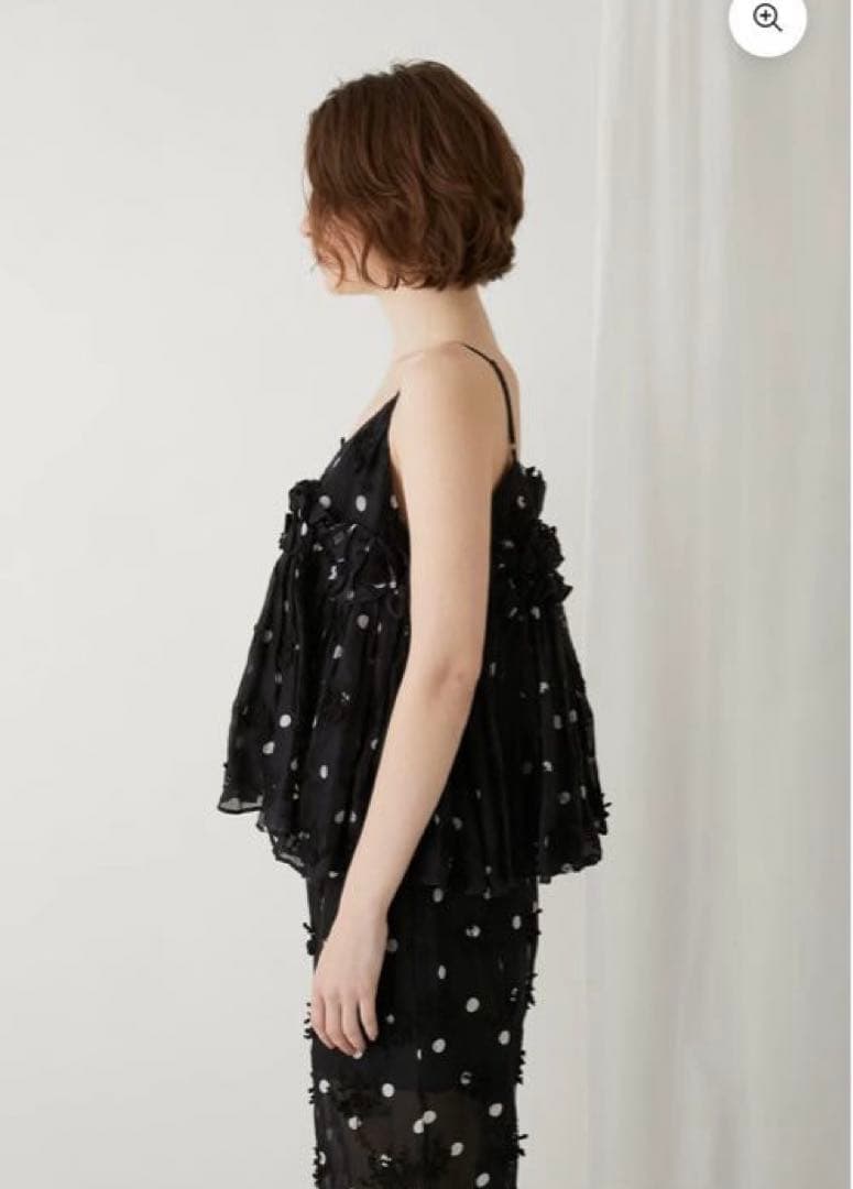 きょうこ様　クリンクルクリンクル　3D embroidery dot キャミ