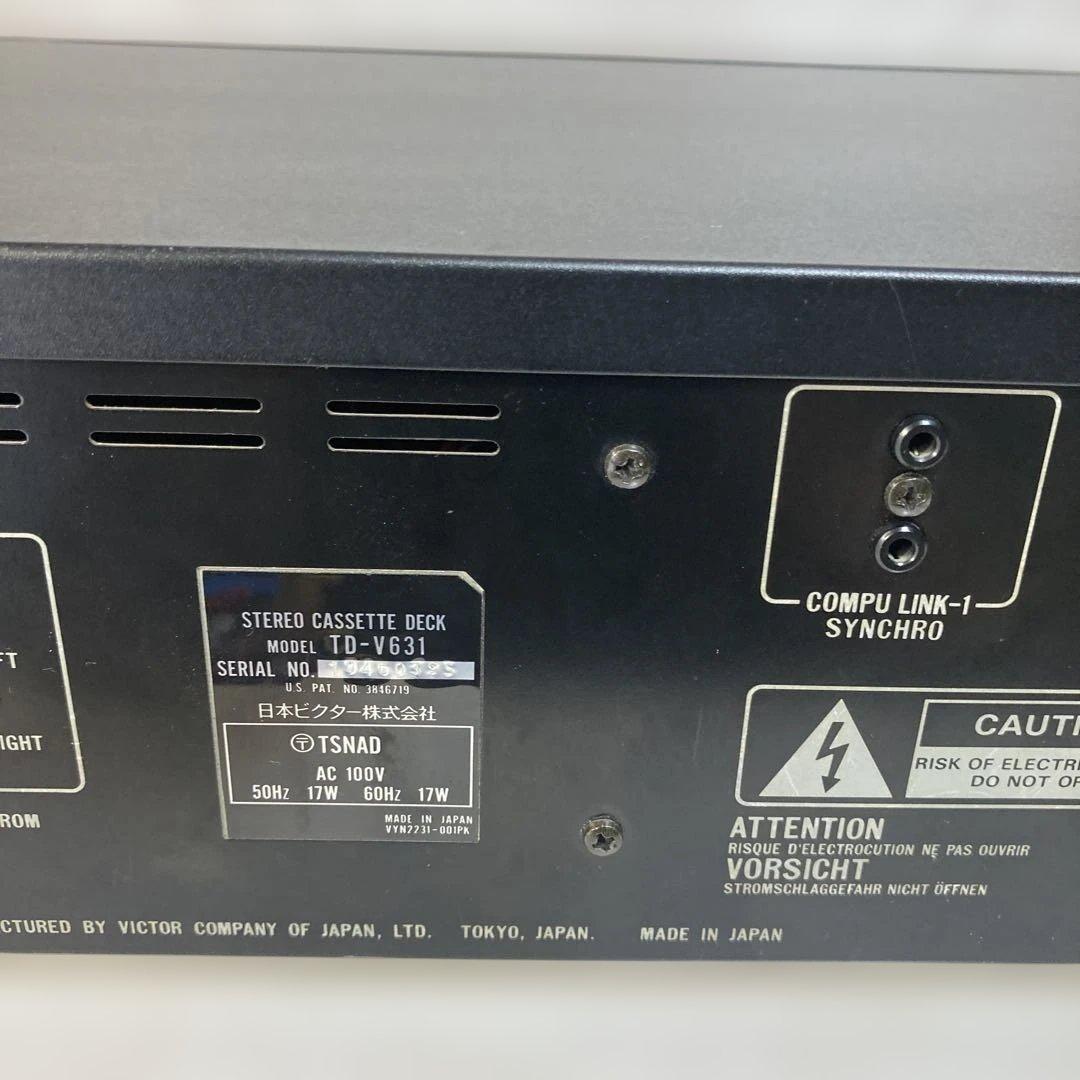 Victor TD-V631 ３ヘッドステレオカセットテープデッキ
