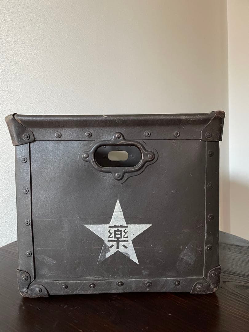 昭和レトロ　ボテ箱　通箱　自転車・バイク アンティーク　ビンテージ　収納箱