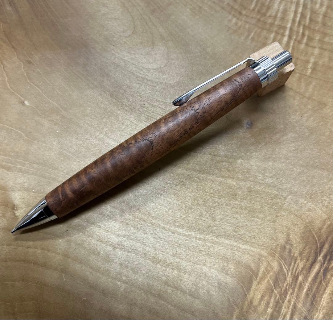 木軸ペン　神代ケンポナシ　縮杢