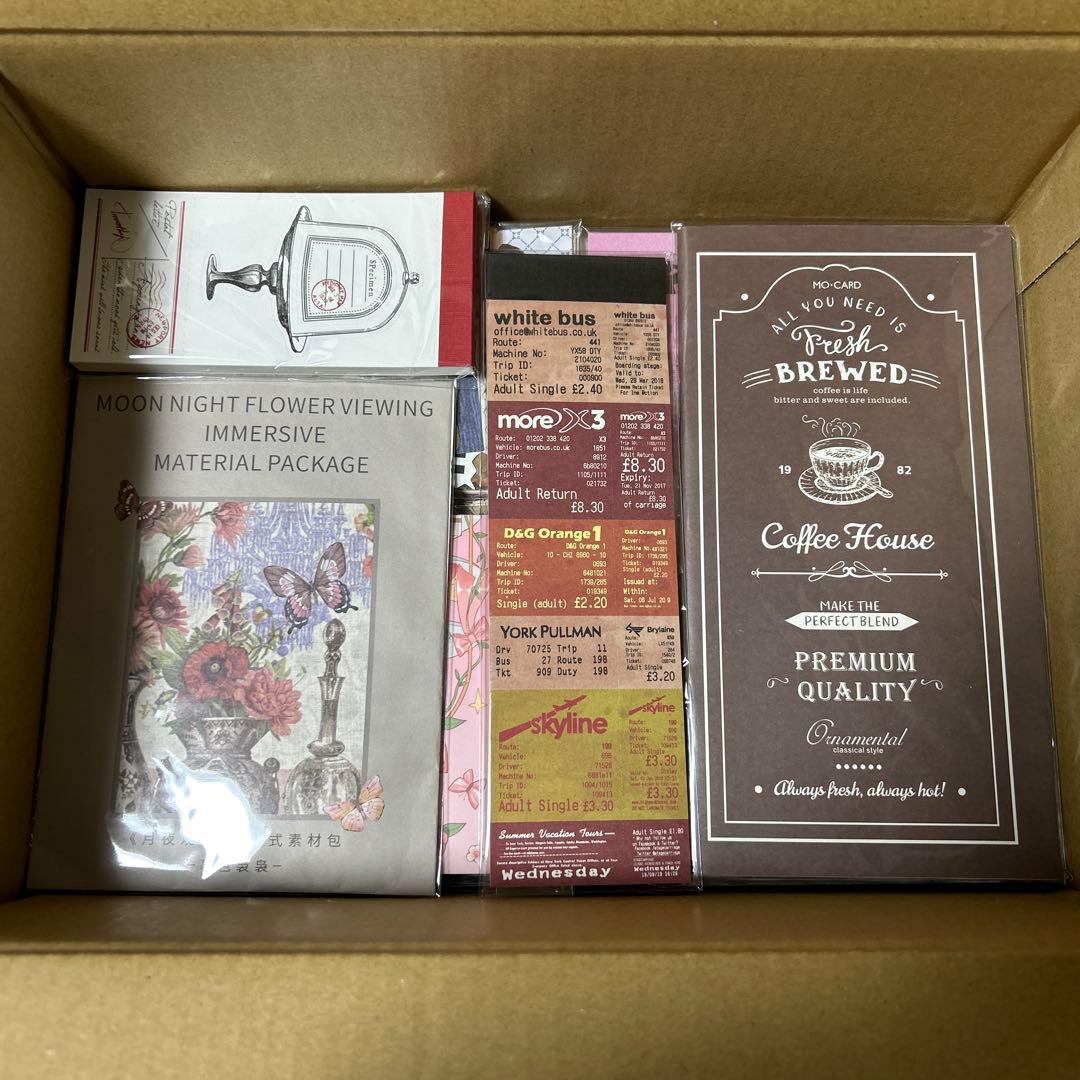 コラージュ素材 海外マステ デザインペーパー まとめ売り⑨