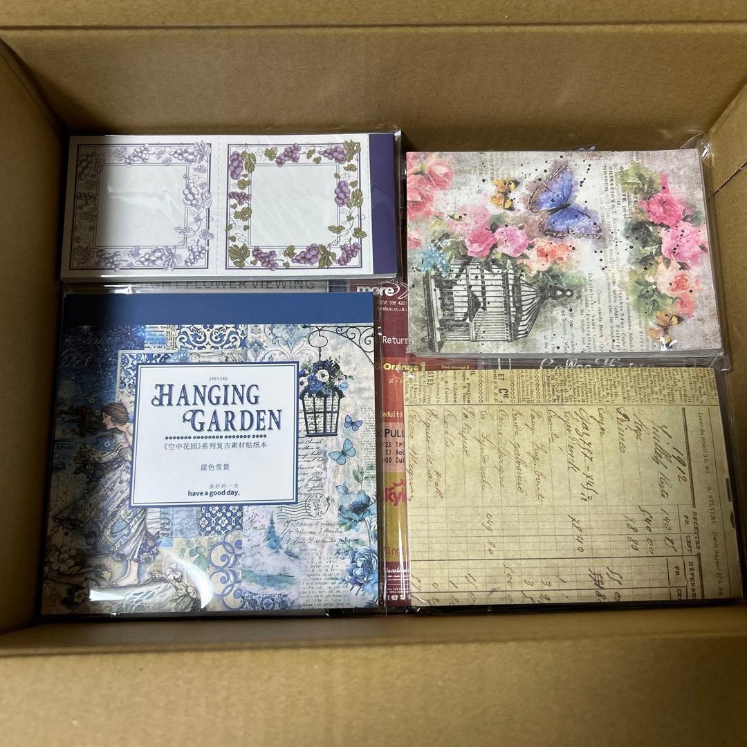 コラージュ素材 海外マステ デザインペーパー まとめ売り⑨