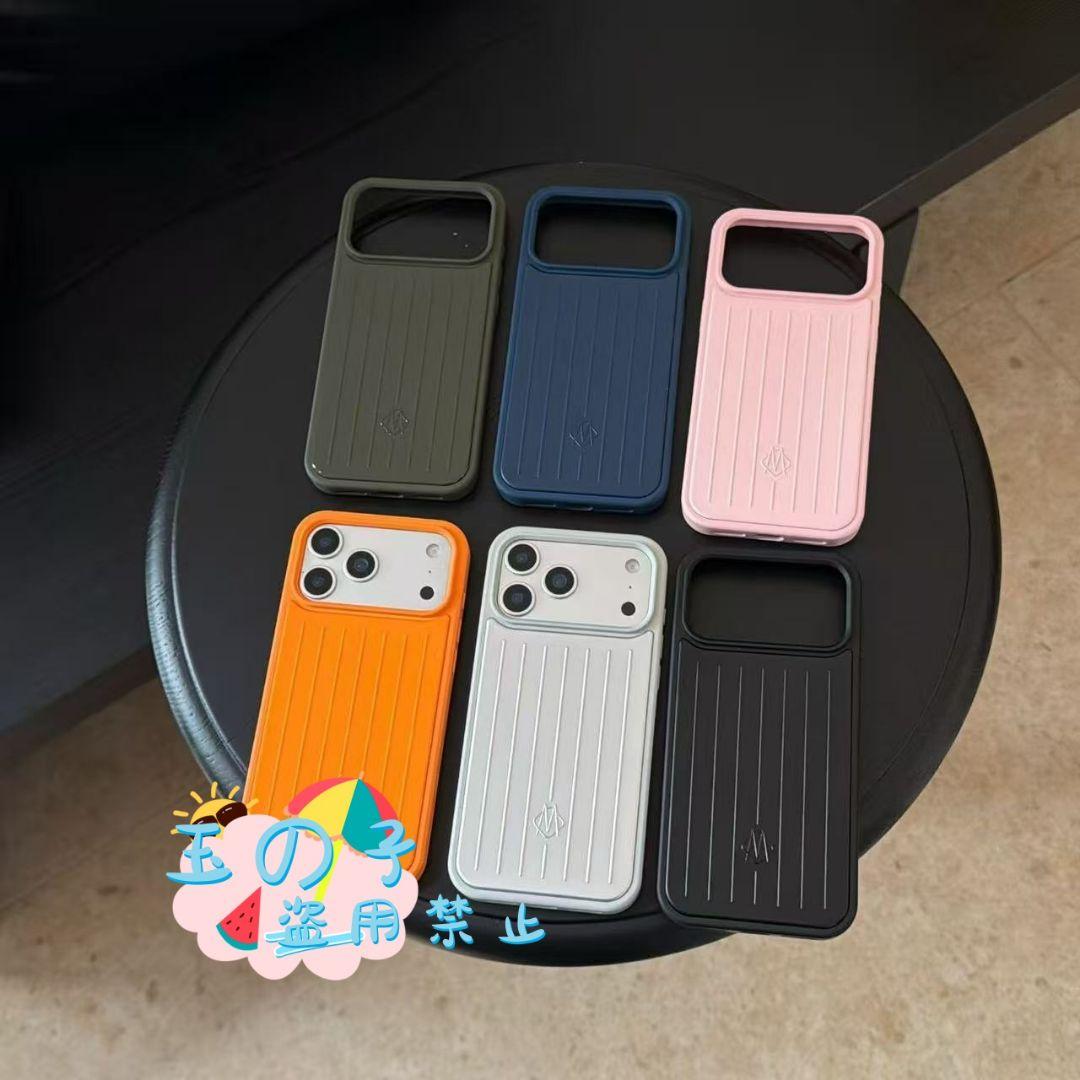 RIMOWAiPhone17Pro Maxワイヤレス充電対応スマホケースオレンジ