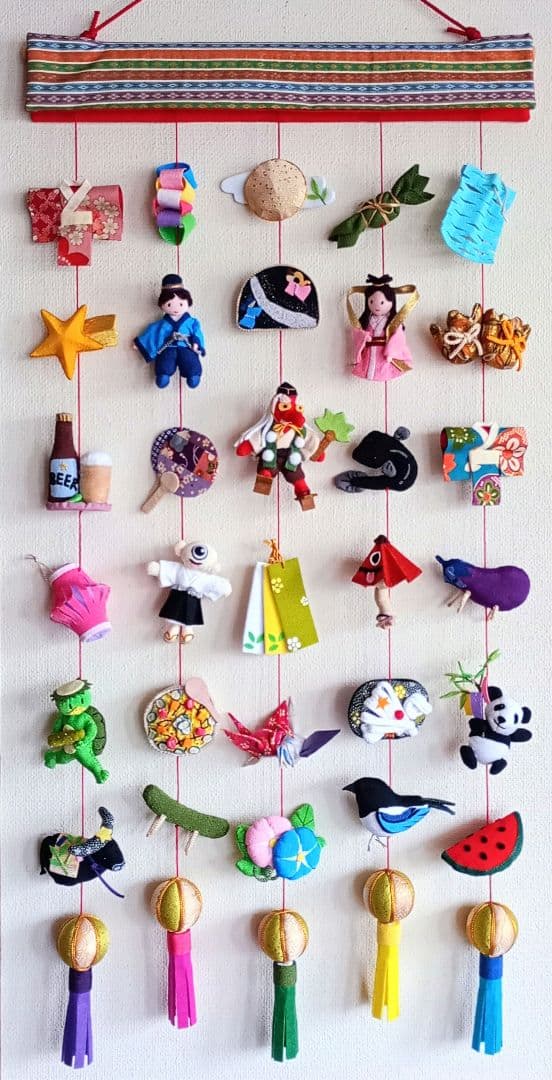 ミーコ　2025’つるし飾り「七夕」tanabata