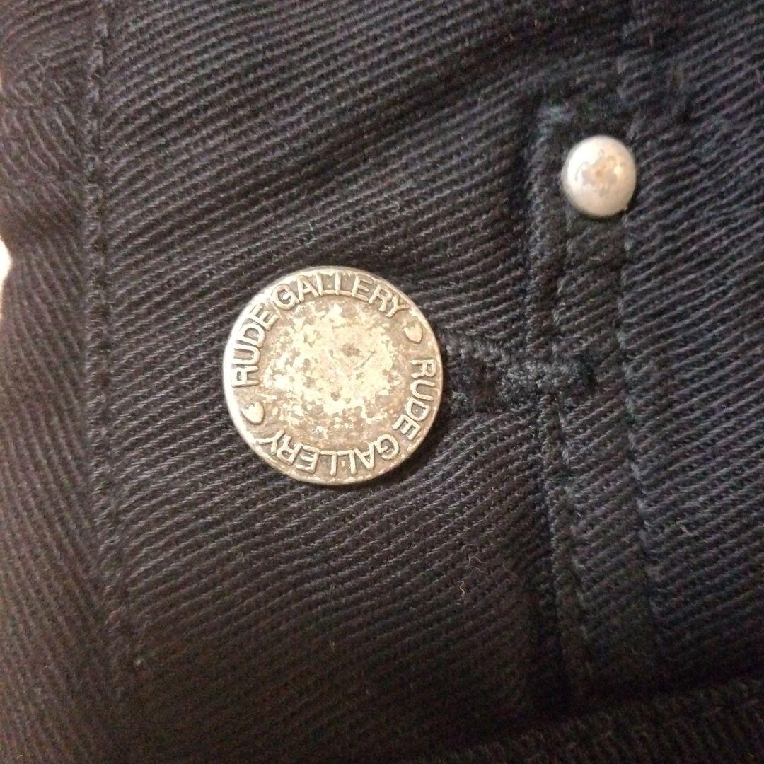 RUDE GALLERY ブラックオーバーオール W3 L3