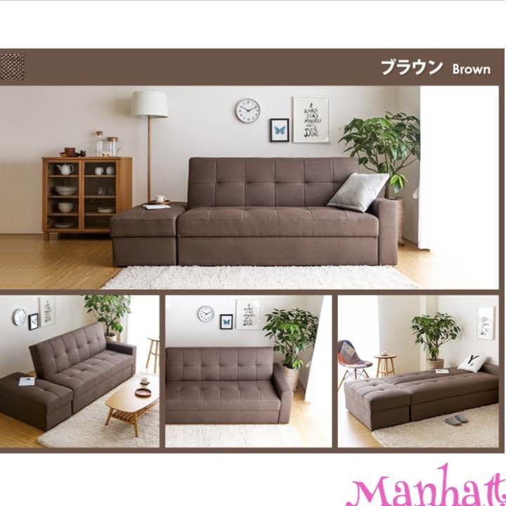 ソファー 収納付 2人掛け ソファ ソファベッド カウチソファ