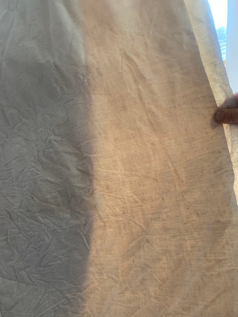 希少 フランスアンティーク 未漂白リネンシーツ 大判一枚布3x2m 熱湯洗濯済