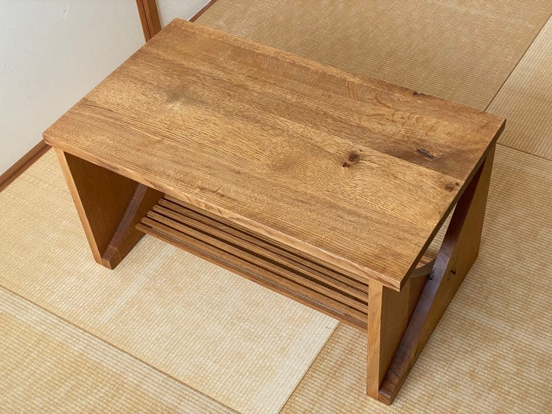 美品　HIDA　飛騨産業 無垢材ローテーブル