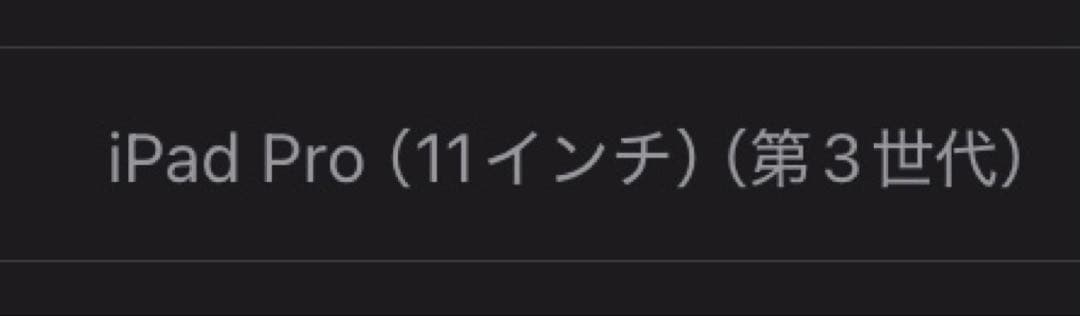 ipad pro 11インチ