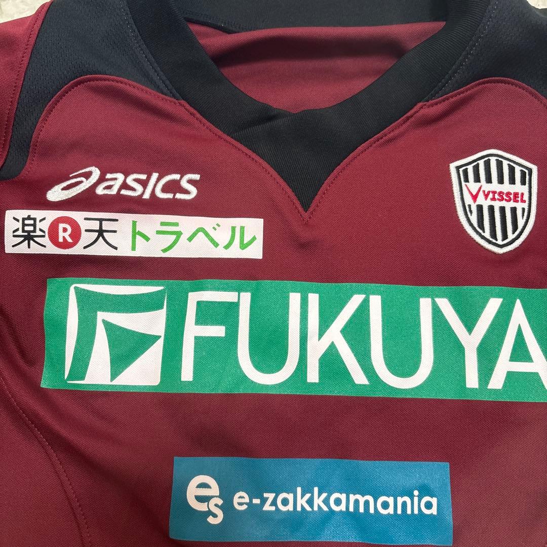 Vissel サッカーウェア asics ワインレッド