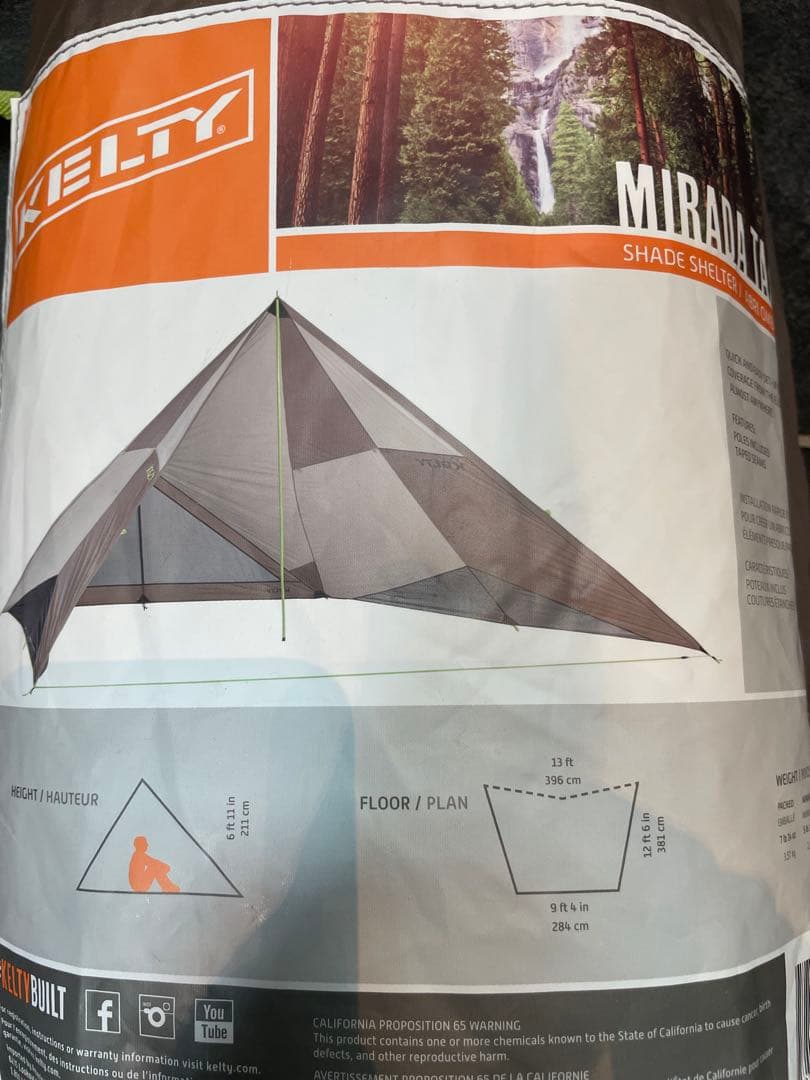 新品未使用KELTY MIRADA TARP ケルティ ミラダタープ