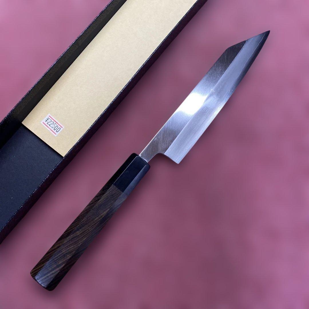 銀三　両刃　特製万能型ペティ包丁　150㎜ 5寸