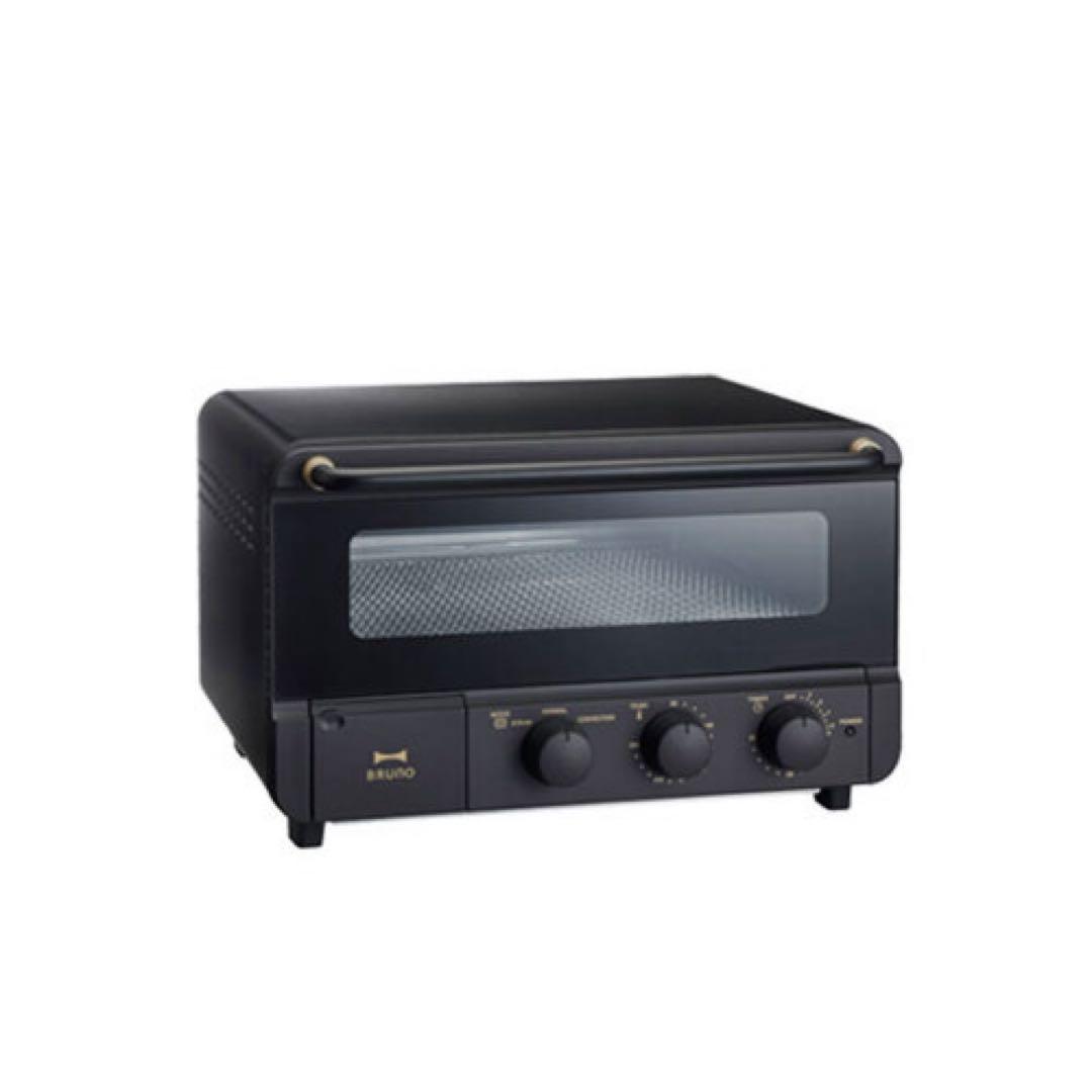 BRUNO スチーム&ベイクトースター　ブラック