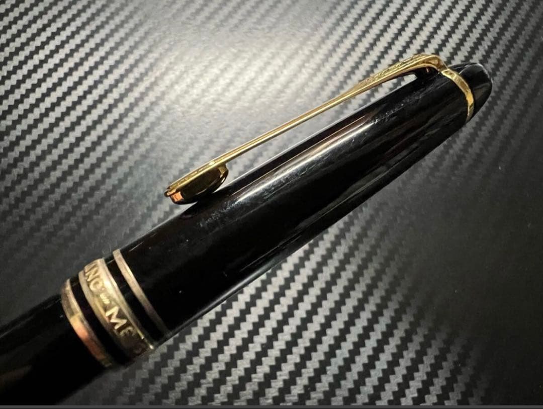 モンブラン 万年筆 極美品 144 EF エボナイト芯 全金
