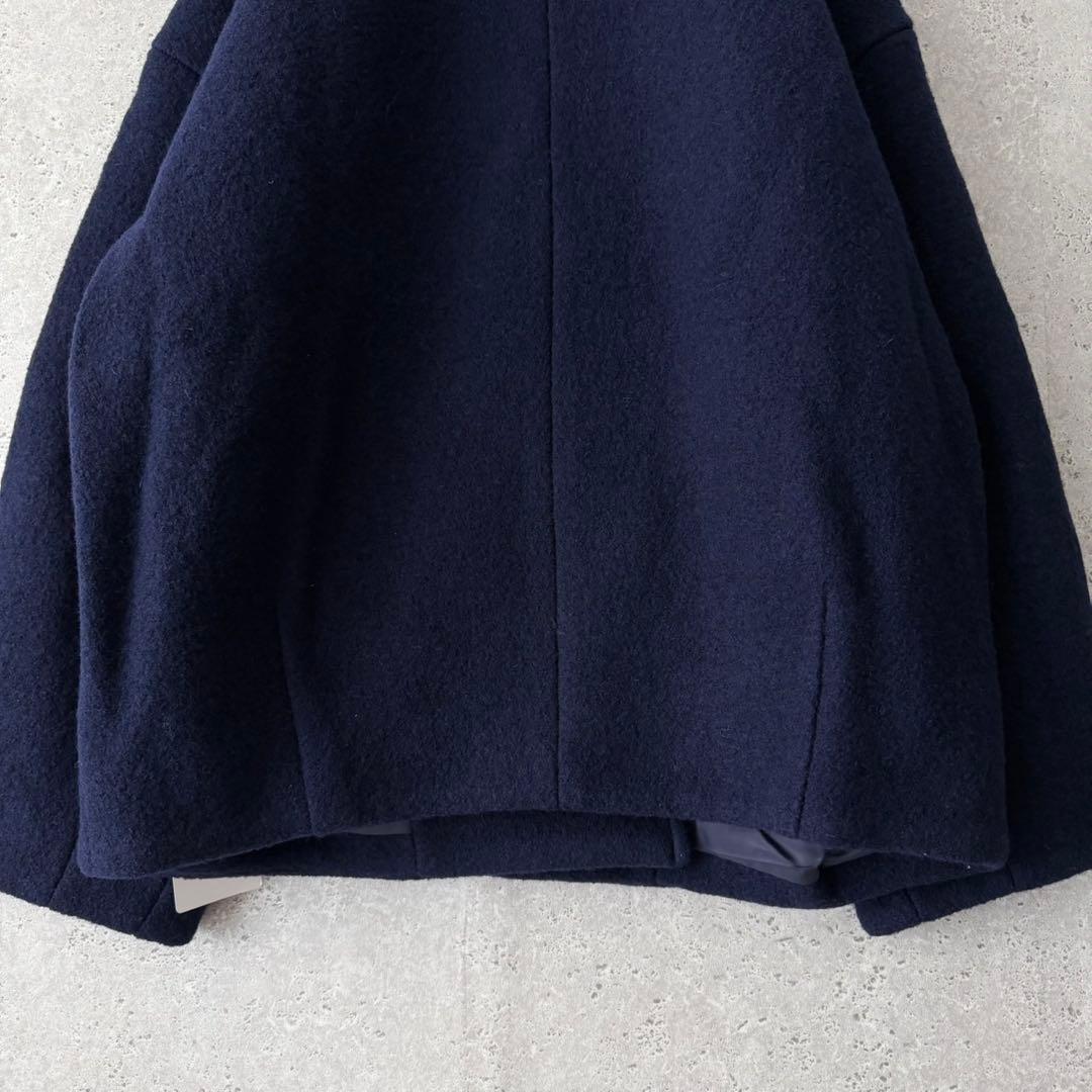 近年✨コラージュガリャルダガランテ　圧縮ウールコート　ネイビー