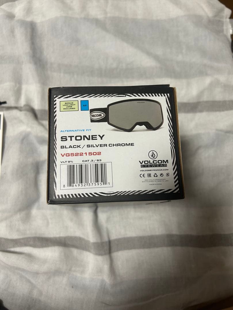 【新品・未使用】VOLCOM　ユニセックス大人 (交換用レンズ付き) ゴーグル