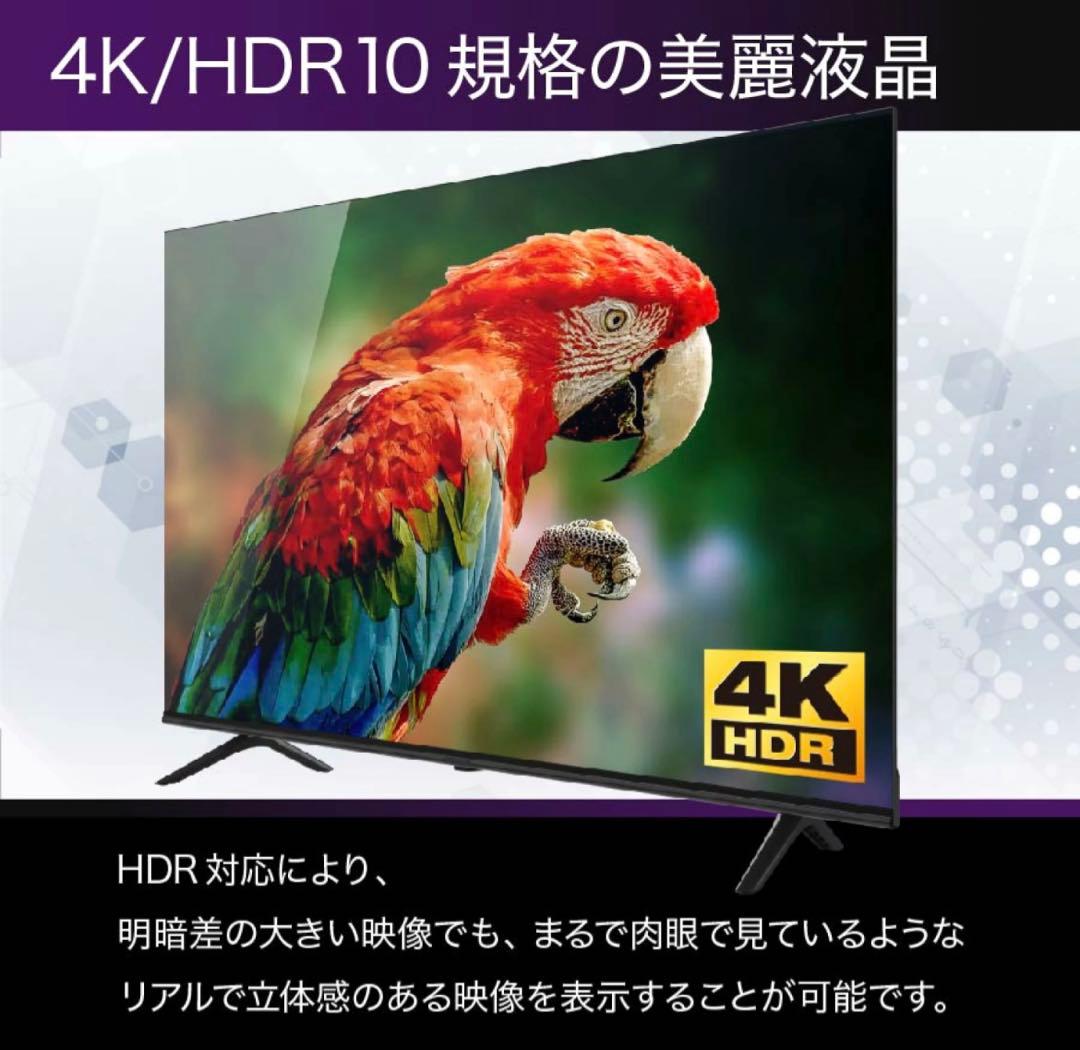 新品地デジGoogle TV 50インチ 本体
