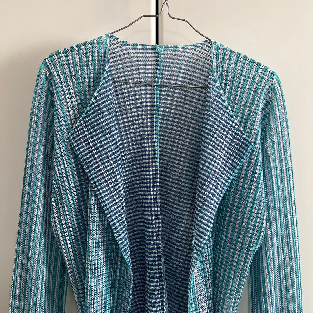 PLEATS PLEASE ISSEY MIYAKE 切替 カーディガン