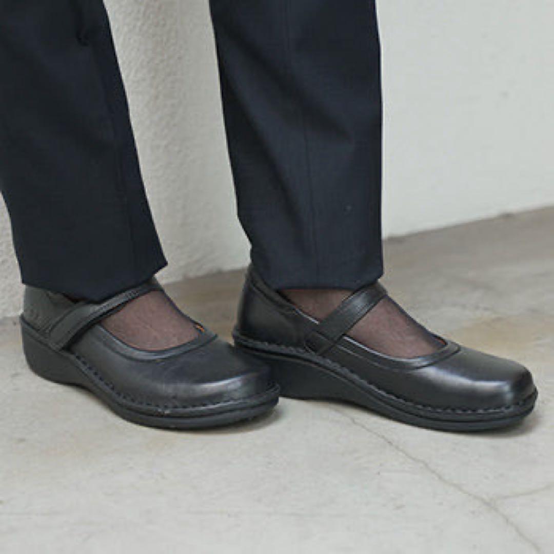 ✨極美品✨H.P.S. ストラップ コンフォートシューズ パンプス 外反母趾 黒