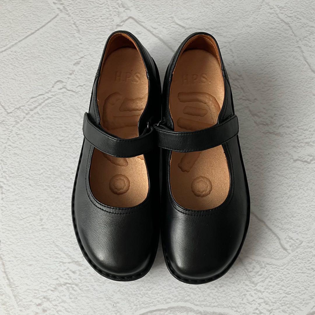 ✨極美品✨H.P.S. ストラップ コンフォートシューズ パンプス 外反母趾 黒