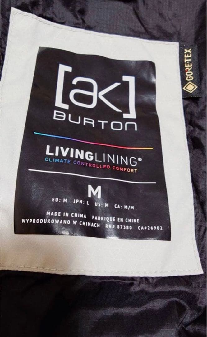 BURTON AKウィメンズ GORE-TEX ジャケット　サイズM