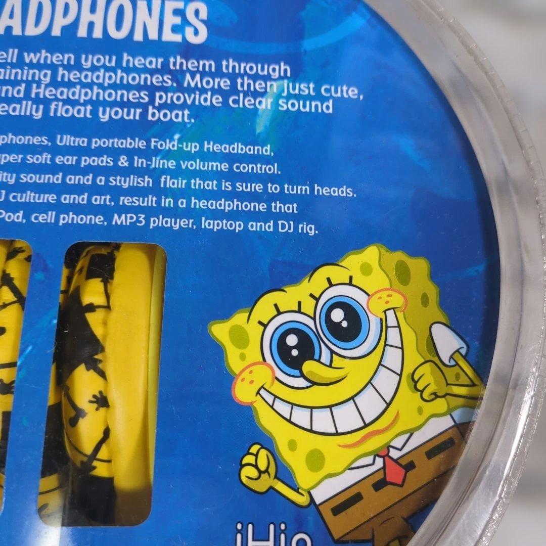 【未開封】iHip スポンジボブ 折りたたみヘッドフォン
