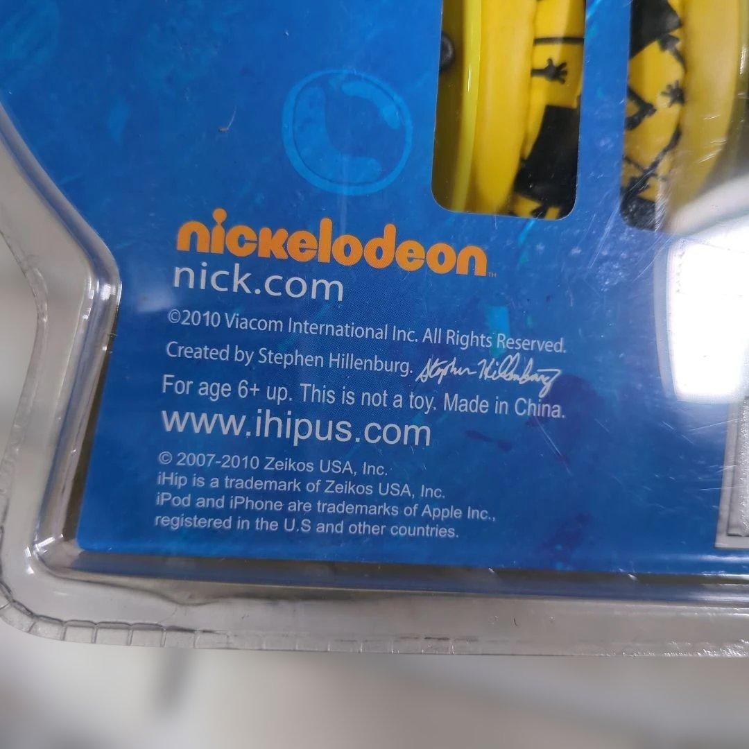 【未開封】iHip スポンジボブ 折りたたみヘッドフォン