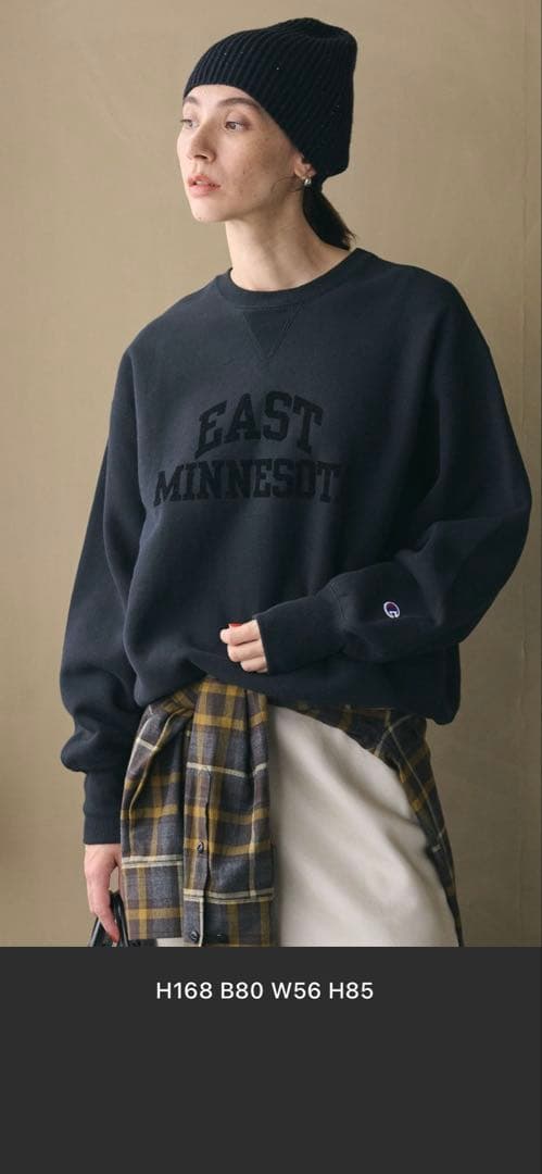 ＜Champion＞プリント スウェットプルオーバー