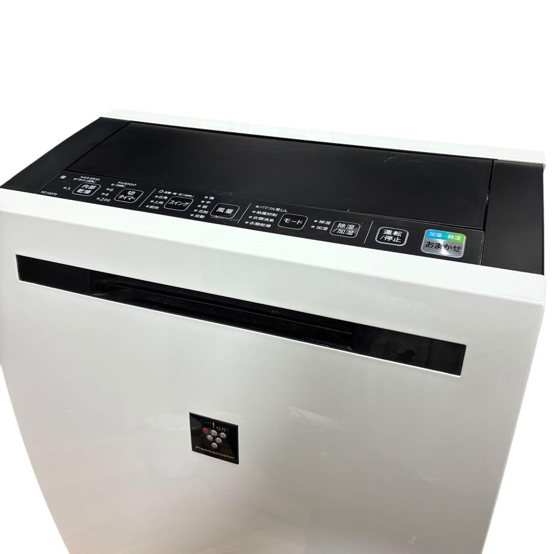 SHARP 加湿空気清浄機 KC-HD70-W 2017年製 プラズマクラスター