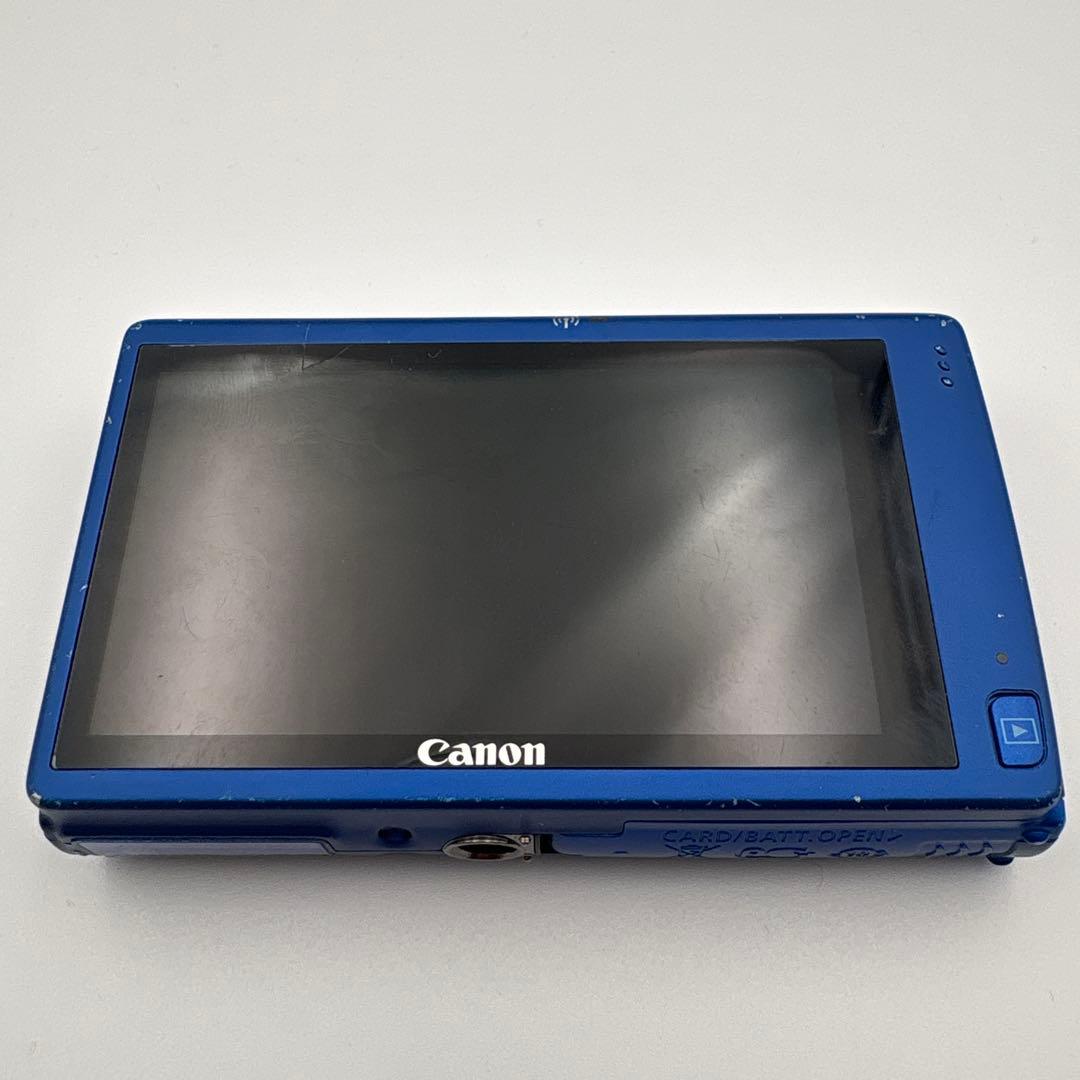 Canon IXY 420F 青色　コンパクトデジタルカメラ　ブルー