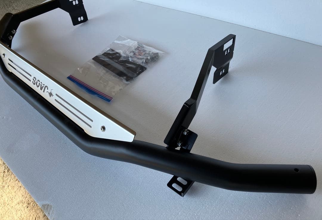 ジャオス　フロントスキッドバー ブラック/ブラスト ハイラックス 125系