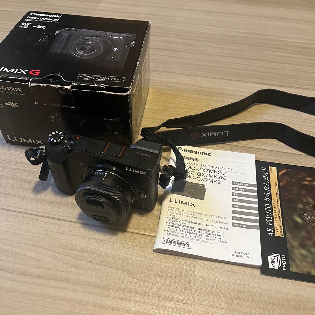 LUMIX DMC-GX7MK2K シャッター回数184回