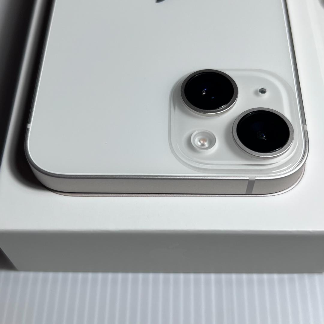 【即日出荷】ほぼ新品 iPhone14 128GB スターライト BT100%