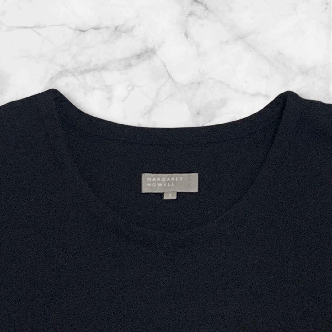 かりん✨マーガレットハウエル ソフトフランネル ブラックドレスワンピース